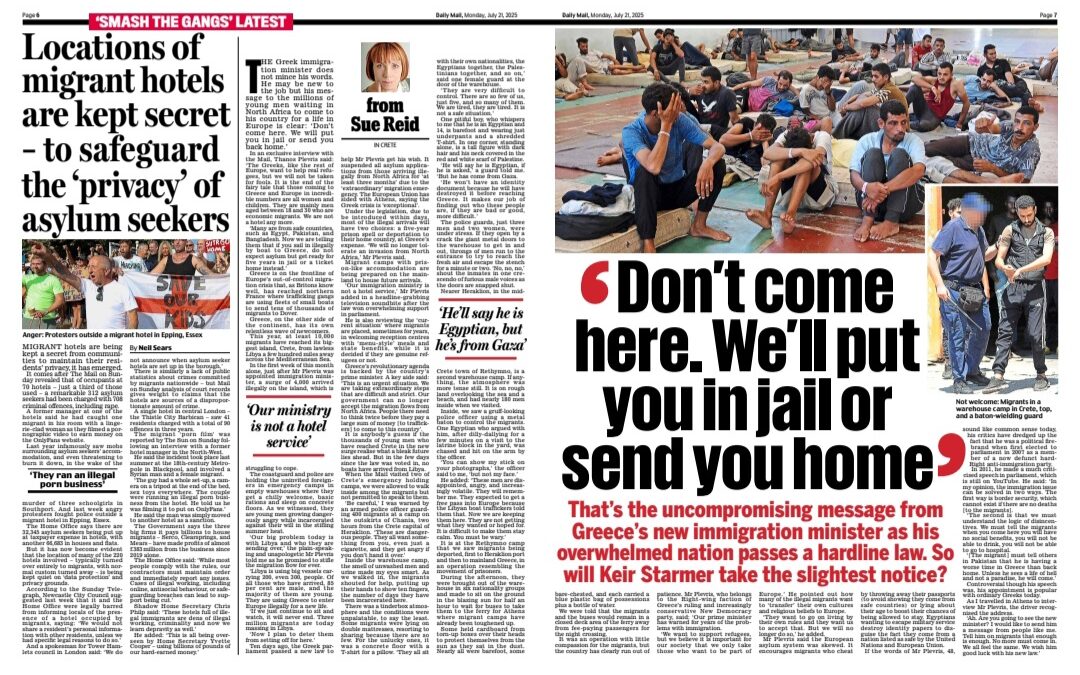 Συνέντευξη Θάνου Πλεύρη στην Daily Mail 21.07.2025